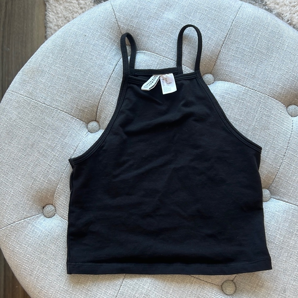 Black crop top